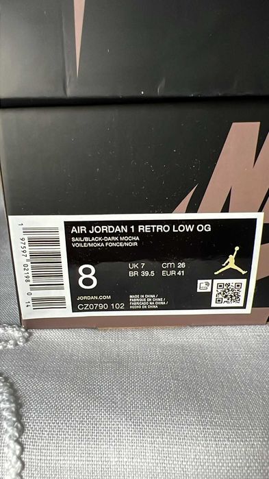 Jordan 1 Retro Low OG Mocha