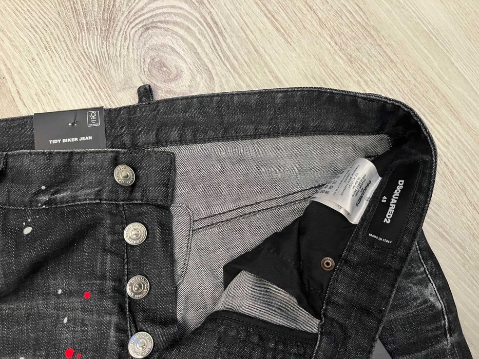 Dsquared2 blugi Tidy Biker Jean 48 italy, sau M, retail 725 euro