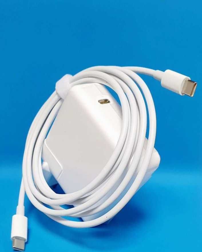 Блок питания зарядка iPad MacBook Type C 61W с кабелем