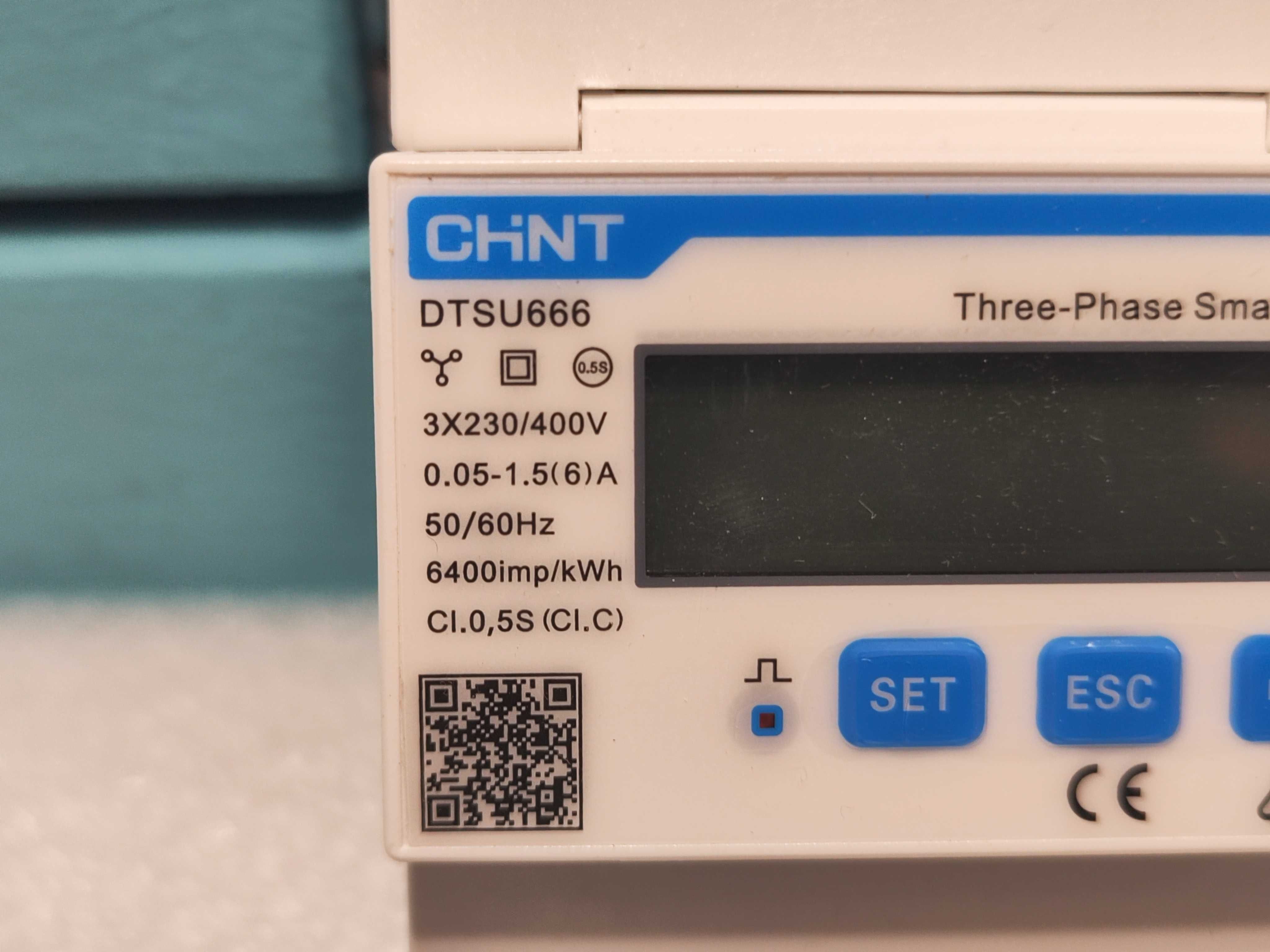 CHINT DTSU666 трифазен енергиен електромер с RS485, DIN монтаж