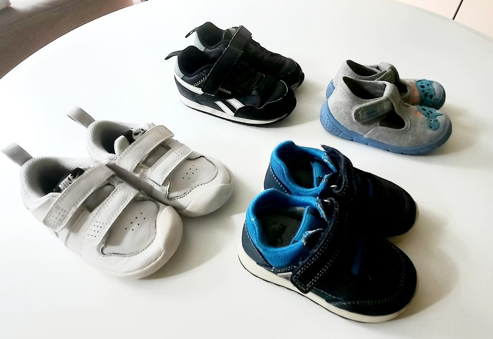 Маратонки Nike, Primigi, Reebok, пантофи Befado