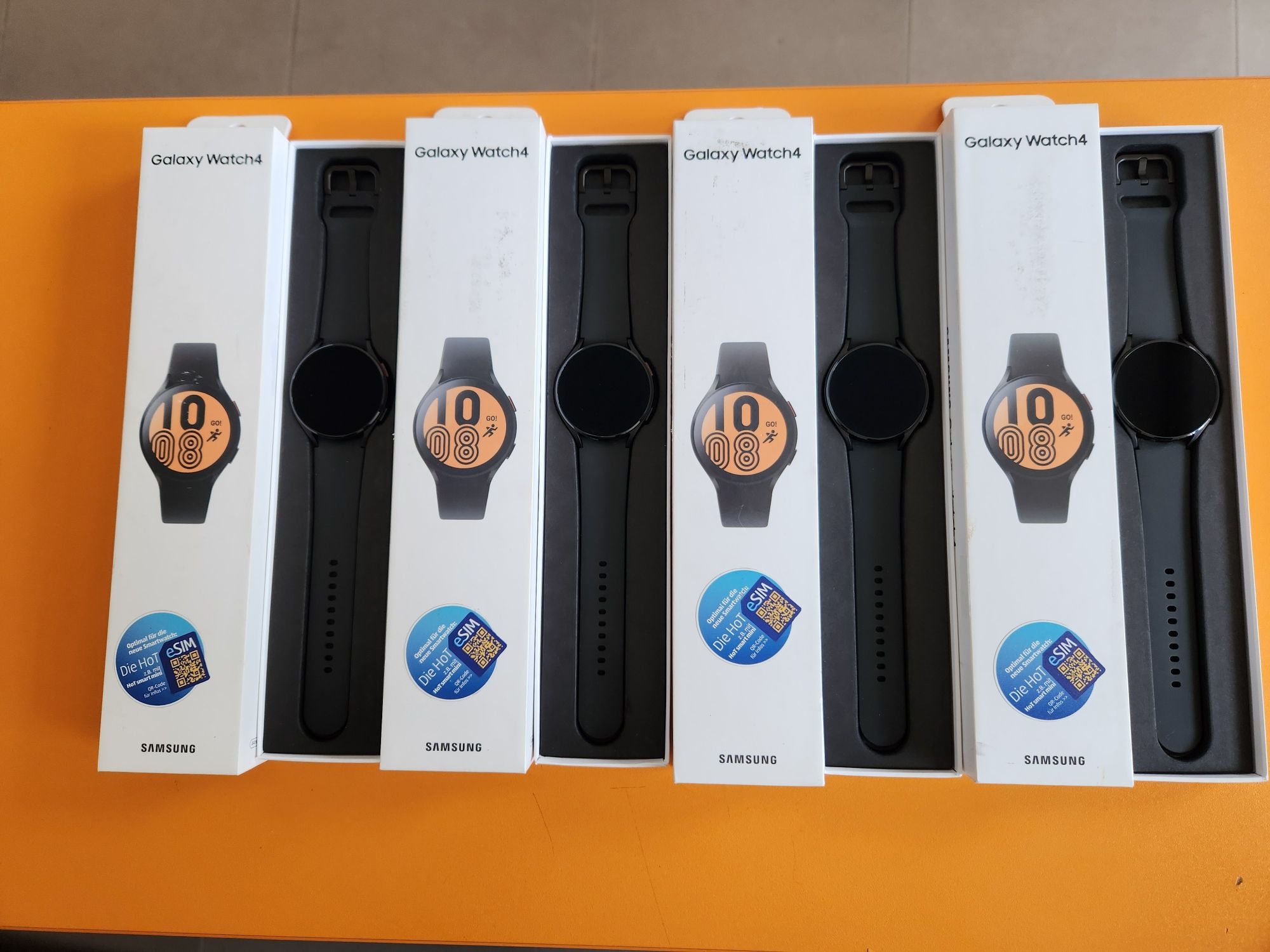 Samsung Watch 4 R875F 44 mm Lte , esim, Black resigilate  garantie