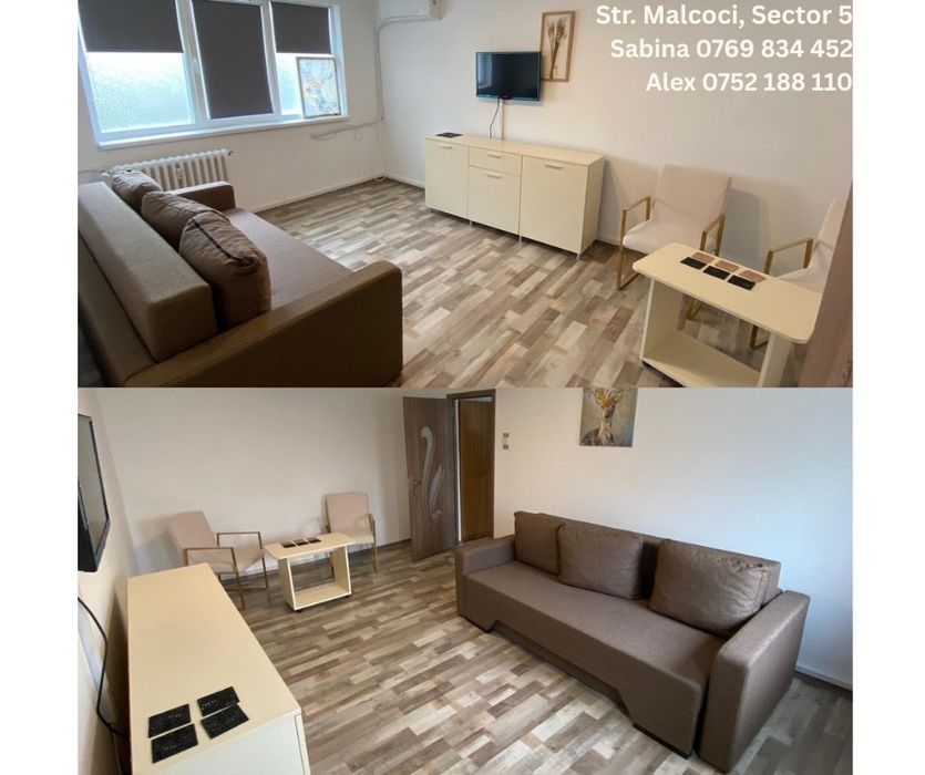 De inchiriat - 2 camere, Str.Malcoci, Sector 5