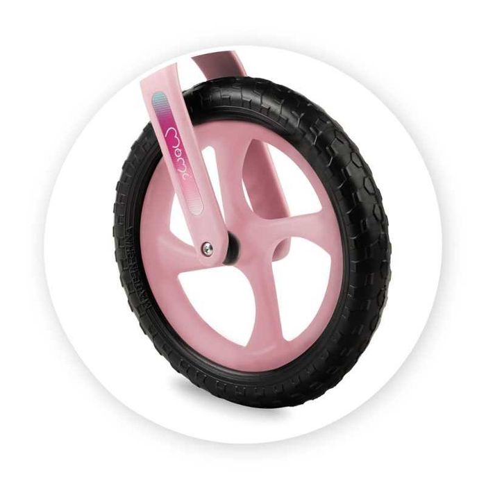 Колело за баланс MoMi Mizo - розово, зелено, черно