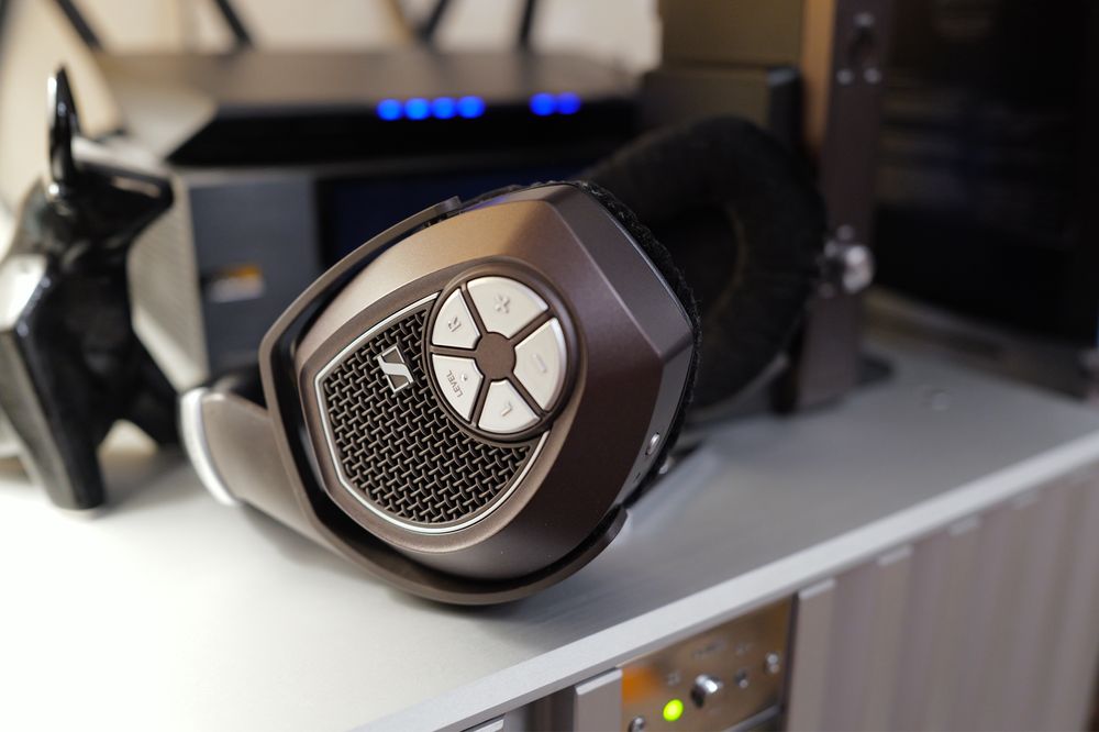 Casti Sennheiser RS 185 impecabile wireless bluetooth