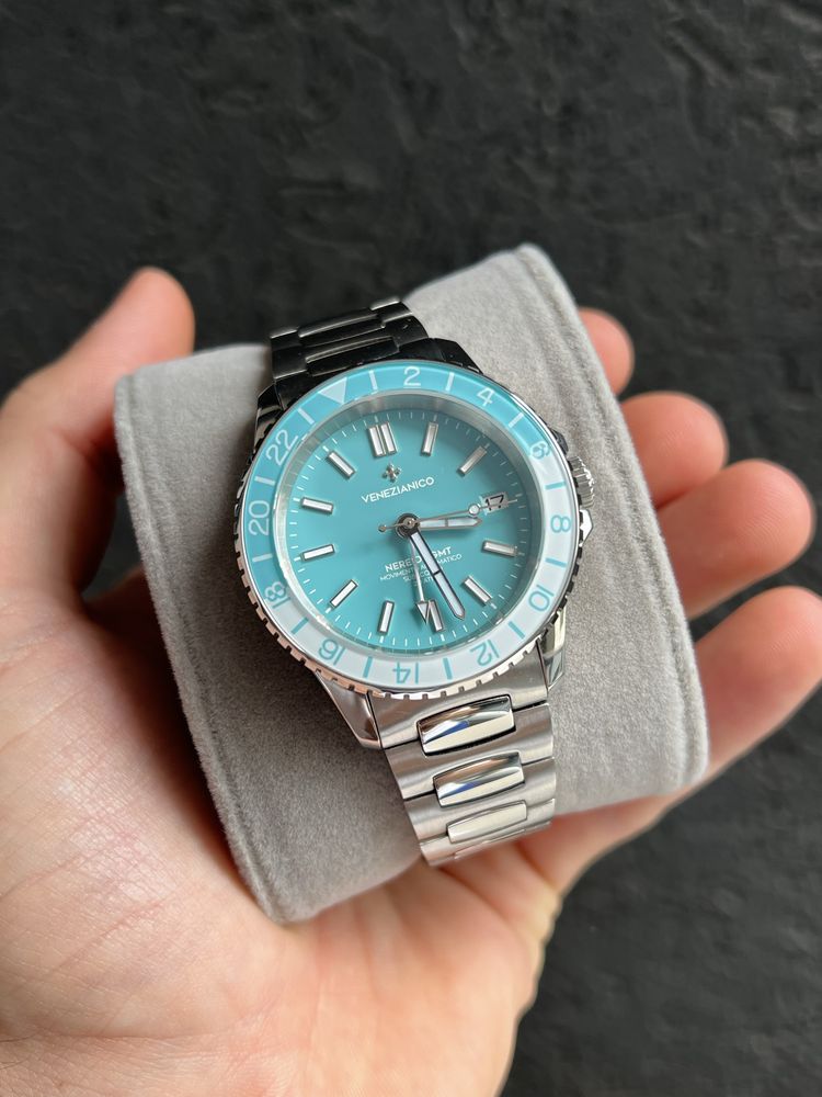 Унисекс часовник Venezianico Nereide Cielo GMT 39mm