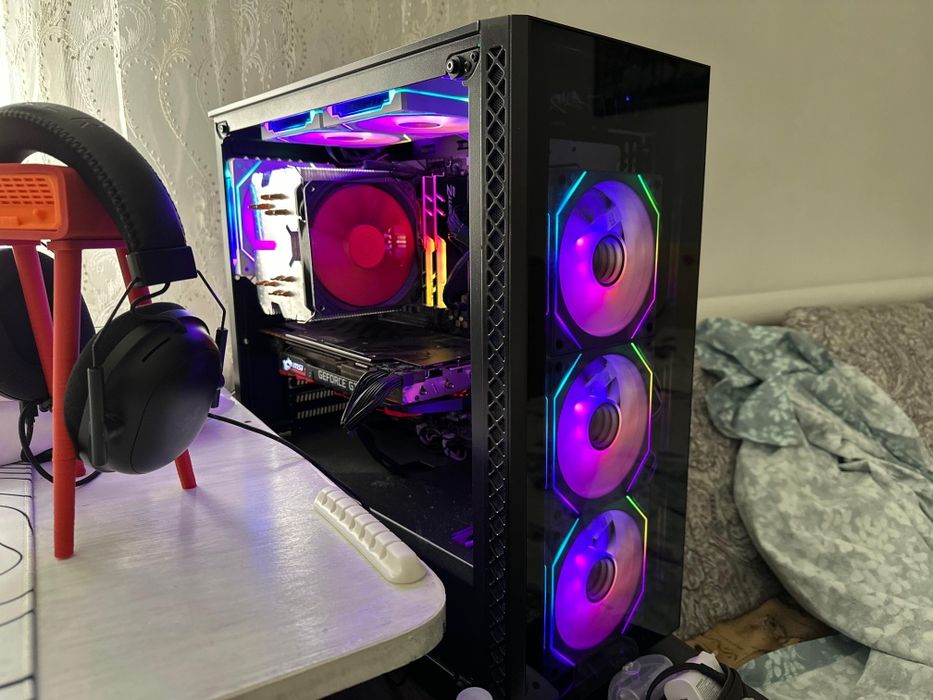 Мощный игровой компьютер i7,32gb,1080ti,500gb+2tb системный блок