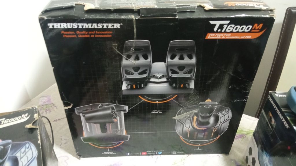 Джойстик  joystick Airbus Thrustmaster Yoke Pedals Throttle quadrant