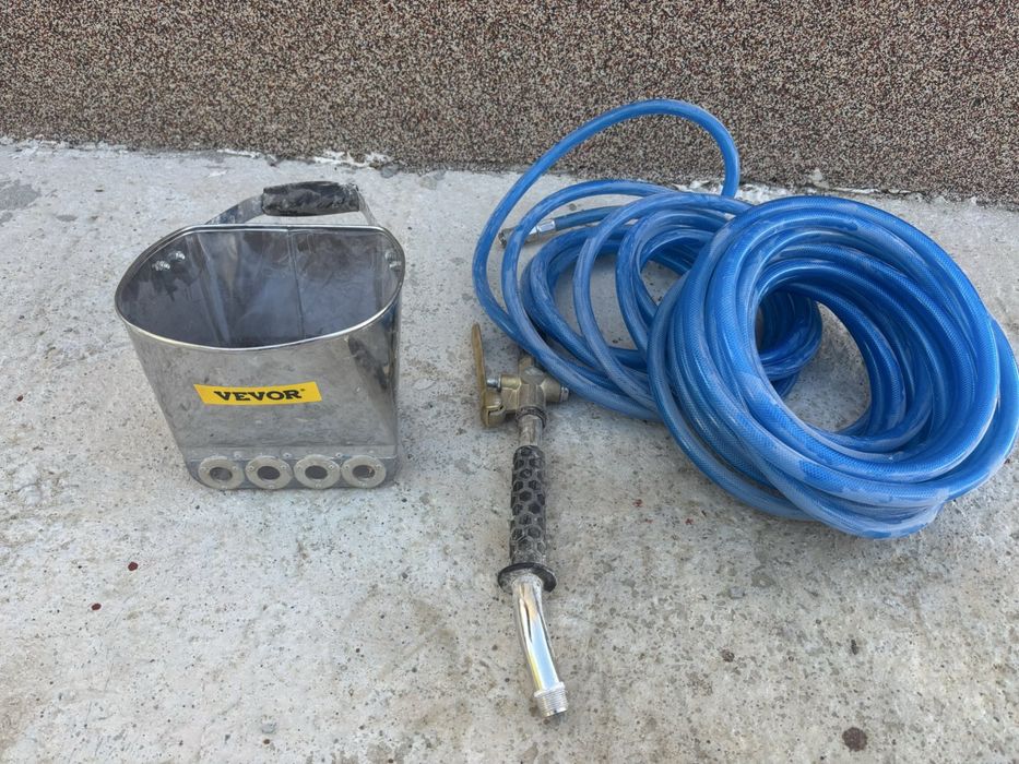 Турбозолна машина за нанасяне на мазилка/шпакловка - към компресор