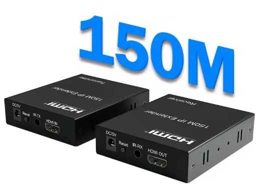 Set extender HDMI over IP UTP RJ45 150m cu IR - 1080P 60Hz