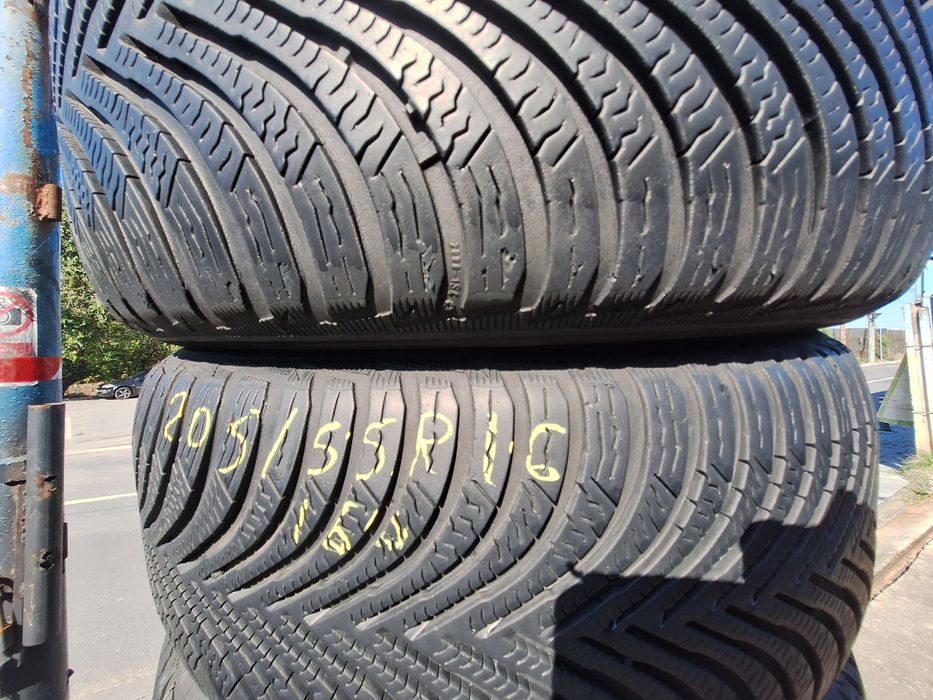 4 anvelope iarna 205/55r16  Michelin Montaj Gratuit
