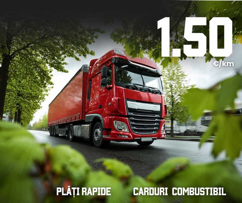 Colaborare transport – căutăm parteneri cu cap tractor și semiremorcă
