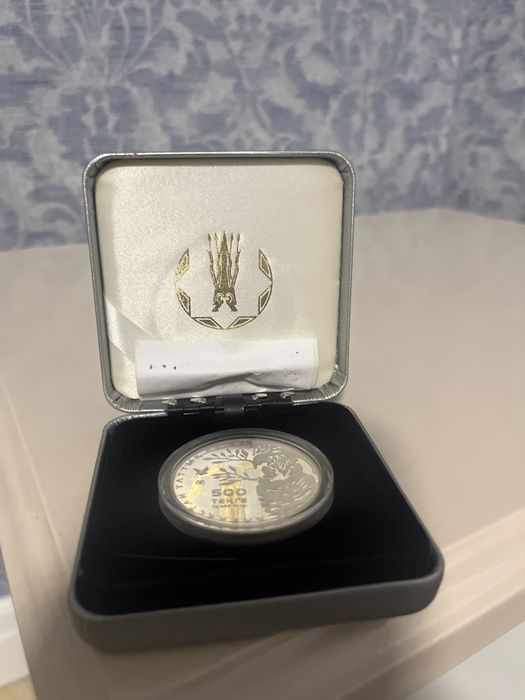 сувенирная монетка 500 тенге