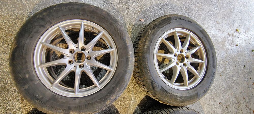 Джанти със зимни гуми за мерцедес