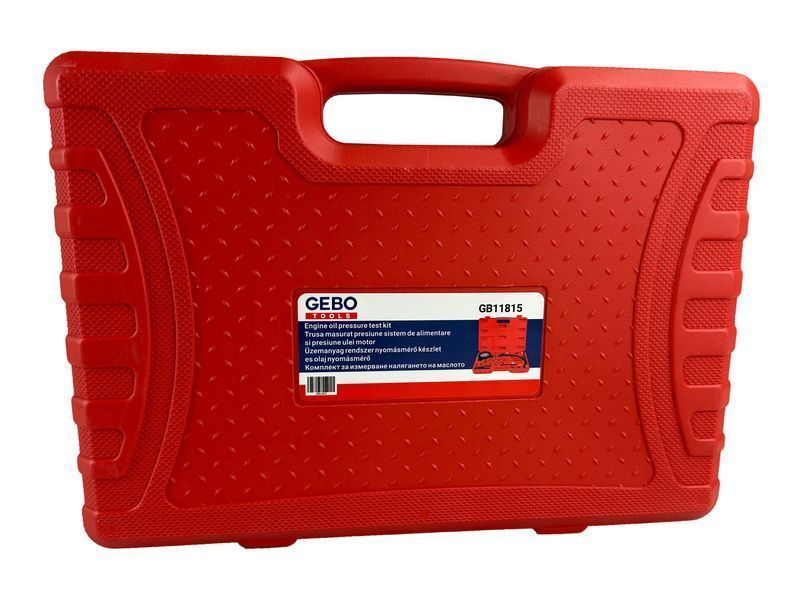 Комплект за измерване налягането на маслото, 21 части gebo tools