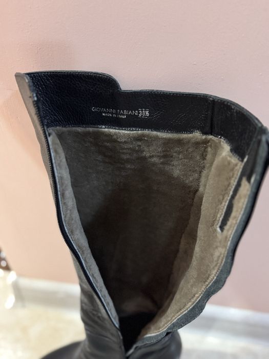 Сапоги зимние натуральные  мех и кожа