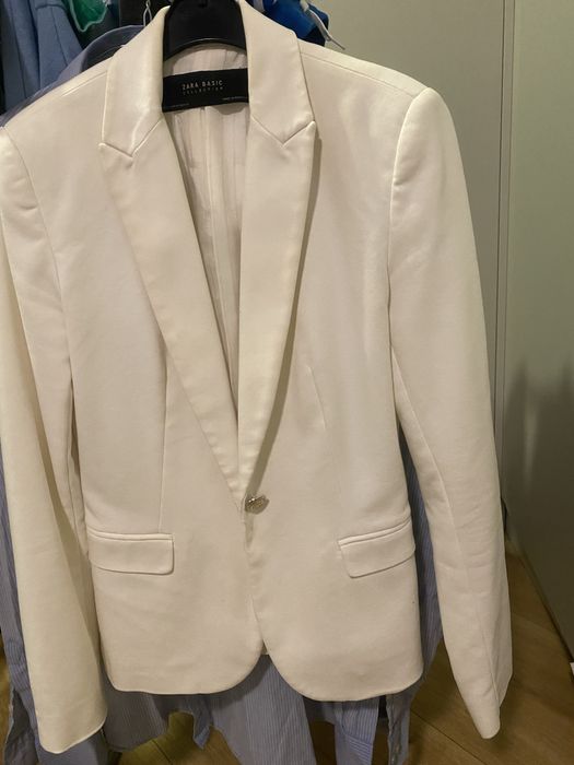 Sacou alb Zara marimea xs