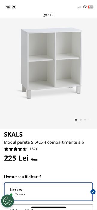 Dulap cu 4 compartimente jisk