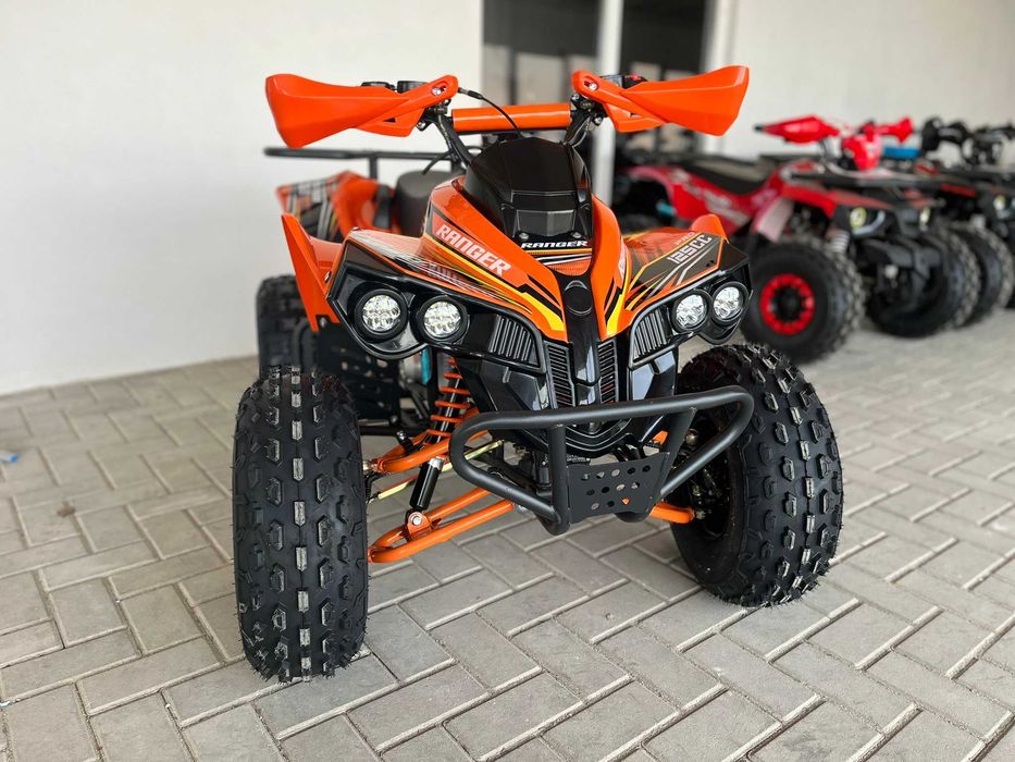 Atv Ranger 8" 125cc 4T benzina portocaliu semi-automat