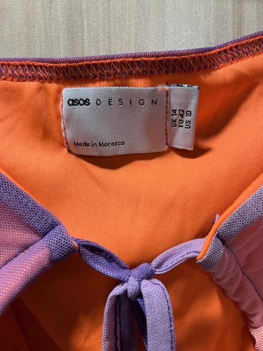 Мини рокля с мрежа ASOS