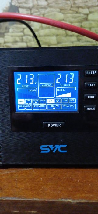 Продам инвертор, стабилизатор напряжения. SVC DL-600-F-LCD.