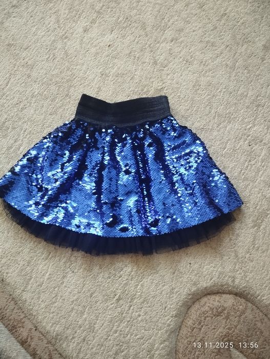 Детский юбка синий