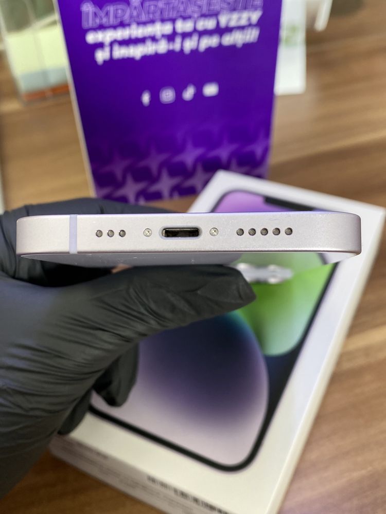 iPhone 14 / 128 GB / Garanție 24 luni | Sănătate baterie 87%
