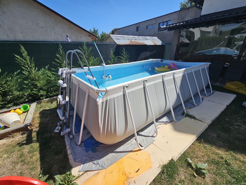 Piscina cadru metalic