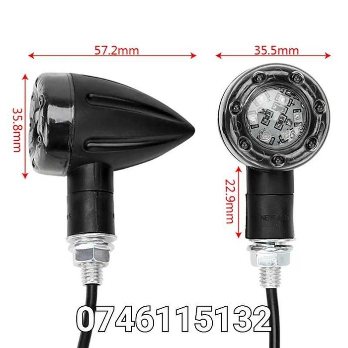 Motocicleta Atv Chopper Semnalizari LED-Semnalizare-Pozitie-Frana- Y13