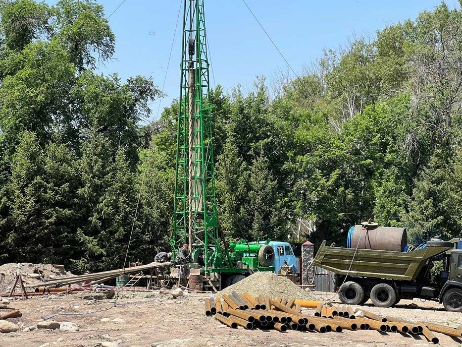 Бурение скважин в Туркестанской области и по всему казахстану до 600м