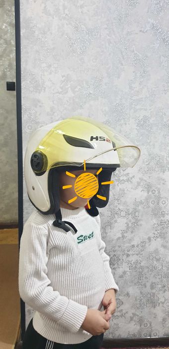 Motosikl kiyim boshi, shlem.