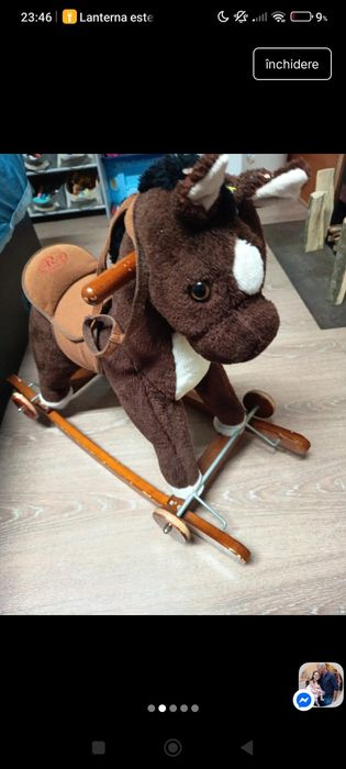 Căluț balansuar cu roti