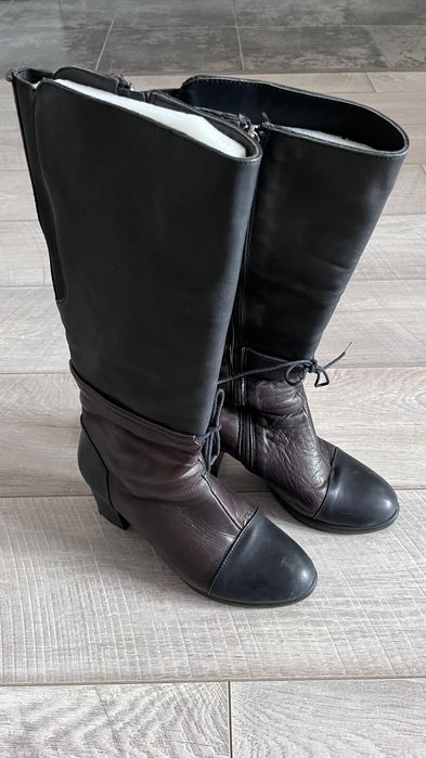 Женские сапоги утеплённые