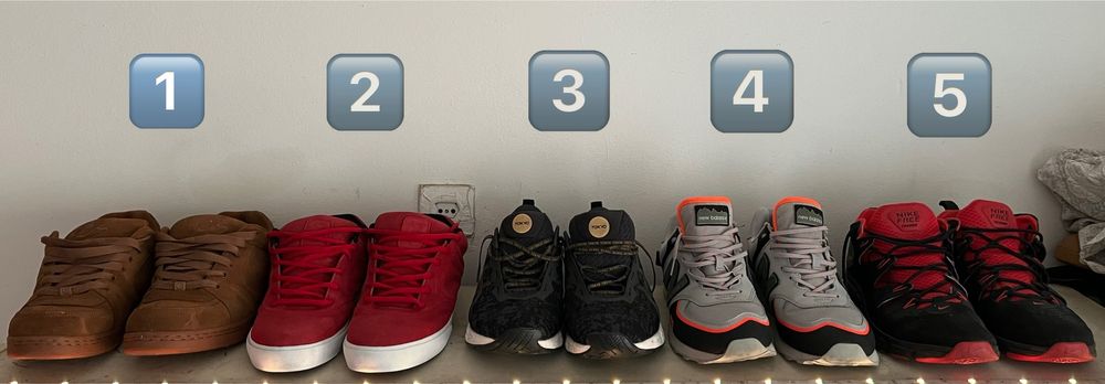 ES, Emerica, Asics, Nike /Разпродажба/