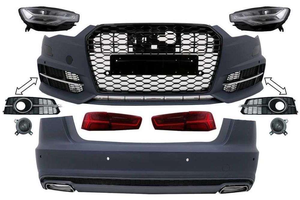 Pachet Exterior Audi A6 C7 4G Limousine (11-18) Conversie la 2018