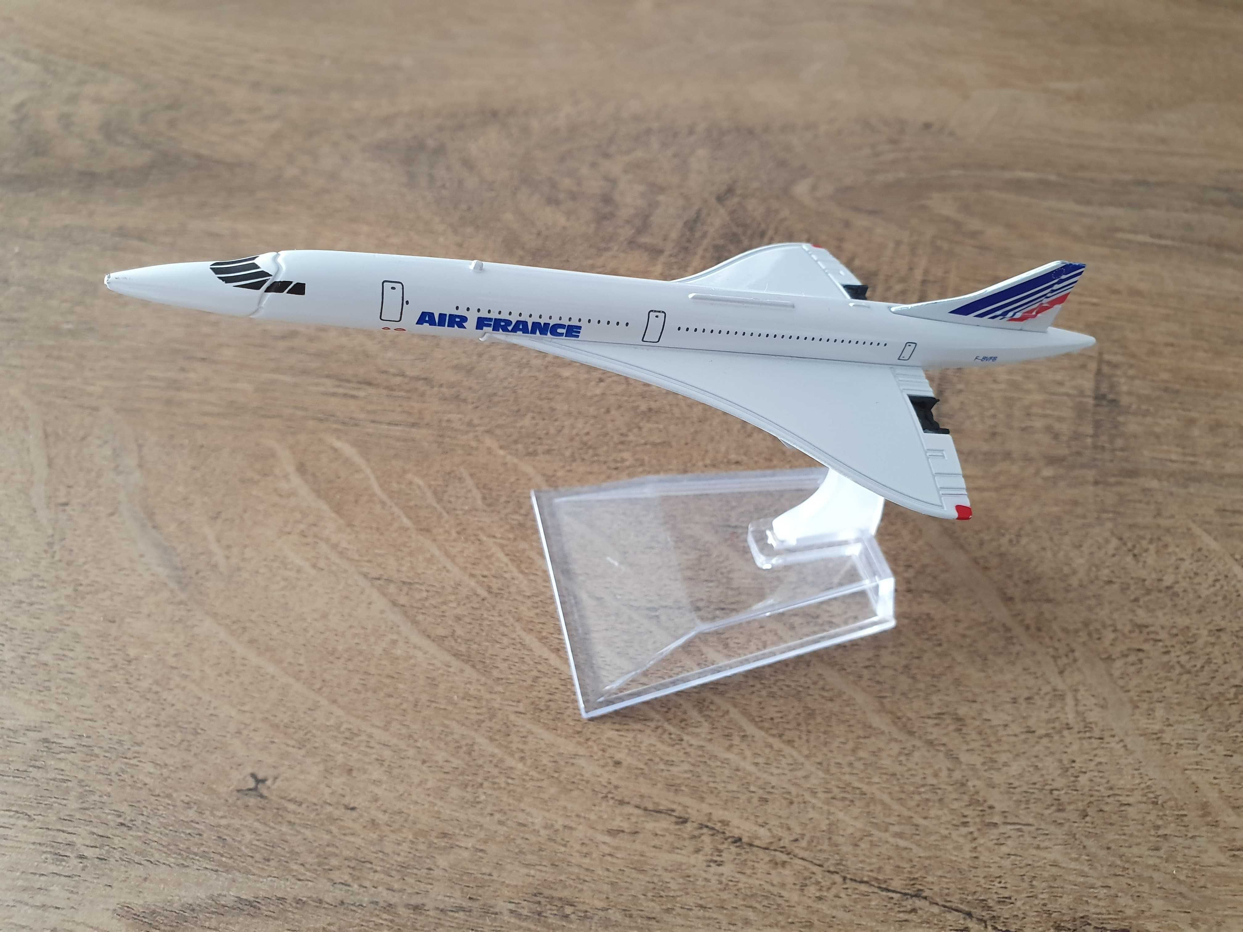 Macheta metalica de avion Air France Concorde | Decoratie