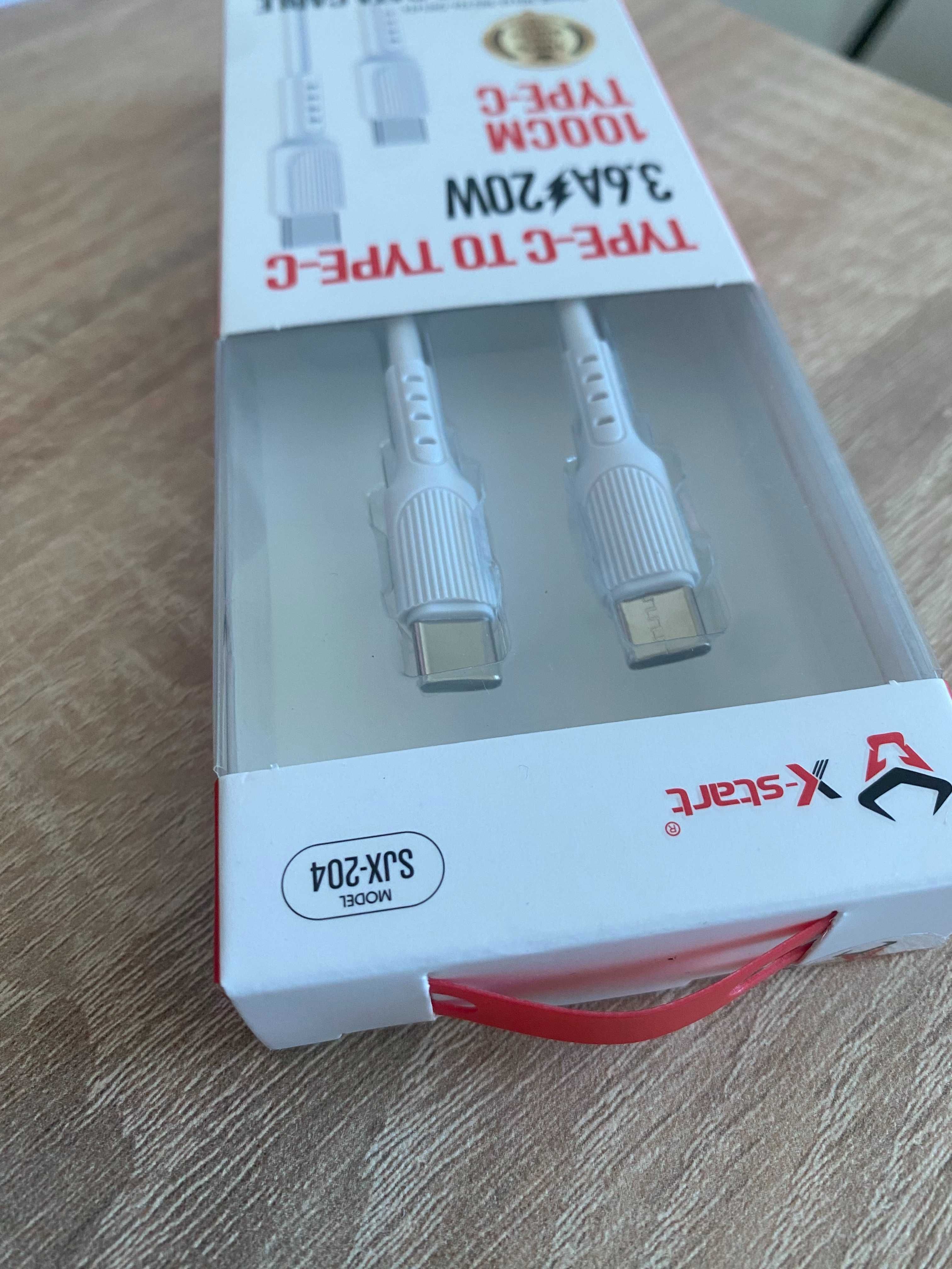 Кабел за бързо зареждане усб ц  Fast charge usb type-c to type-c 20W