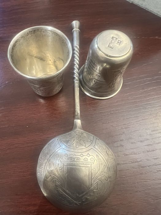 Стопки серебрянные