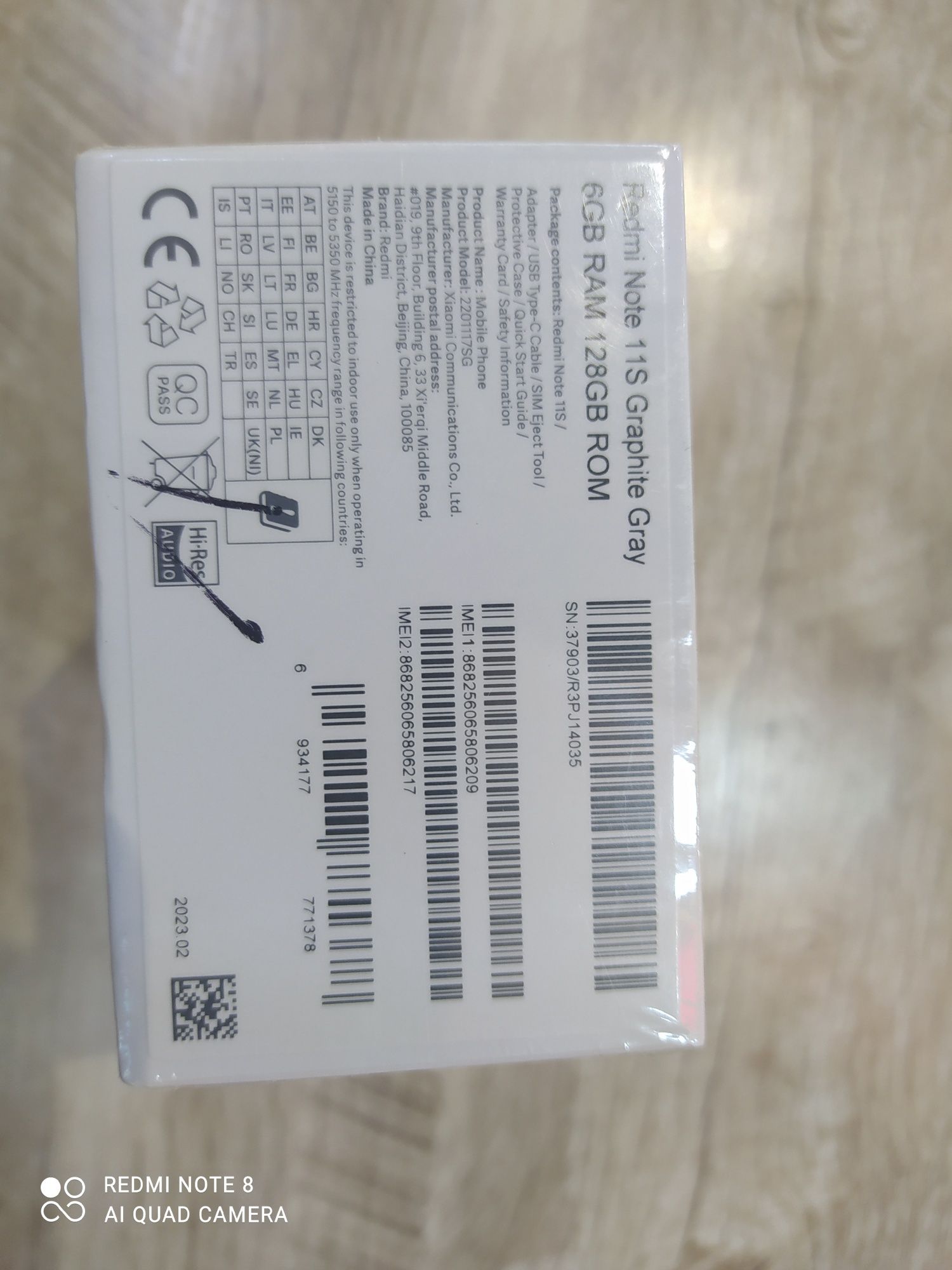 Redmi note 11 s 6/128