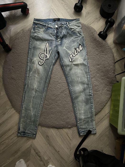 Amiri jeans blue thunder
