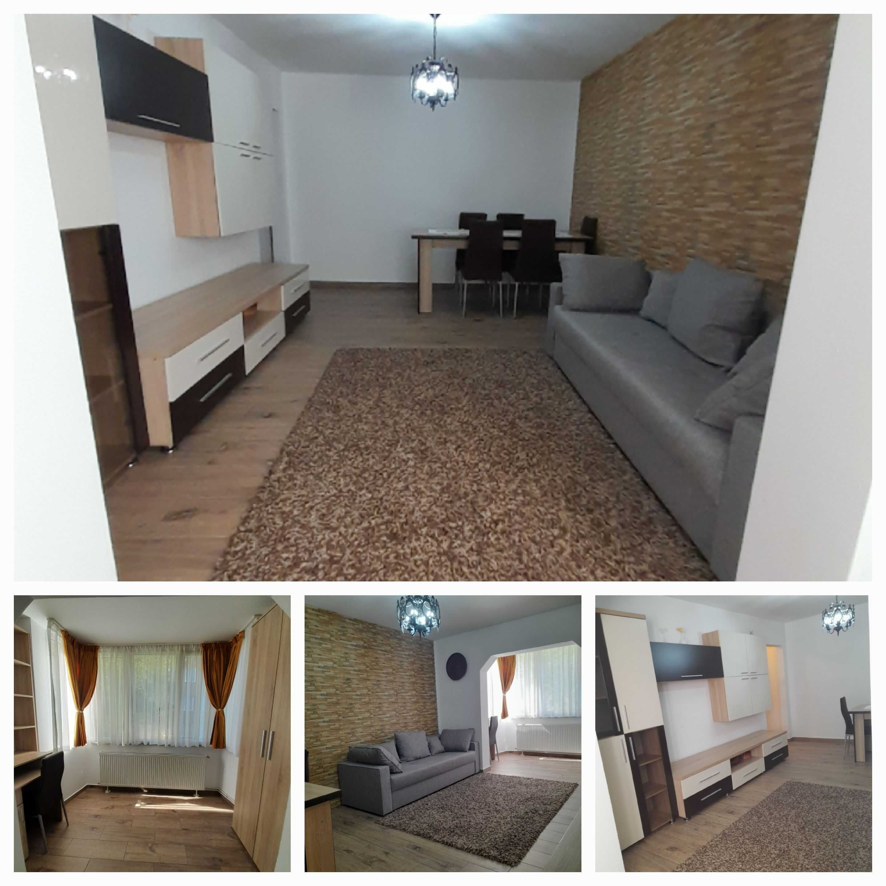 Inchiriez apartament 3 camere, et 1/4, mobilat si utilat, cu parcare