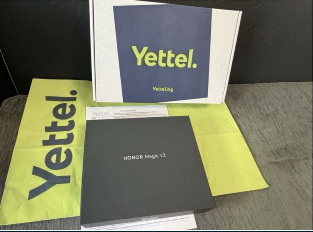 КАТО НОВ 512GB Honor Magic V3 Yettel Гаранция 2027 г. Green