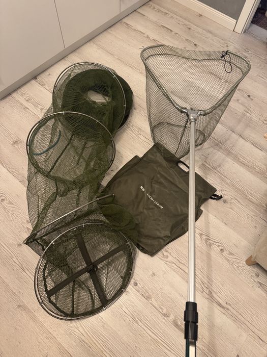 Подсак 2м и садок 45х250 см рыболовные