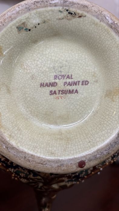 Vază Claisonne si vas decorativ japonez ,,Satsuma “