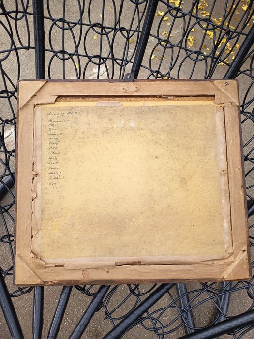 Tablou Vechi Autentic De Colecție Pictat