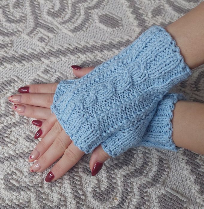 Mănuși damă fără degete.