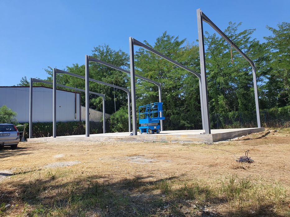 Hale metalice hala pe structura demontabila livrare fundatie montaj