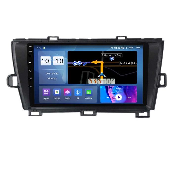 Navigatie Android 14 TOYOTA PRIUS 2009 - 2015 1/8 Gb CarPlay CAMERA