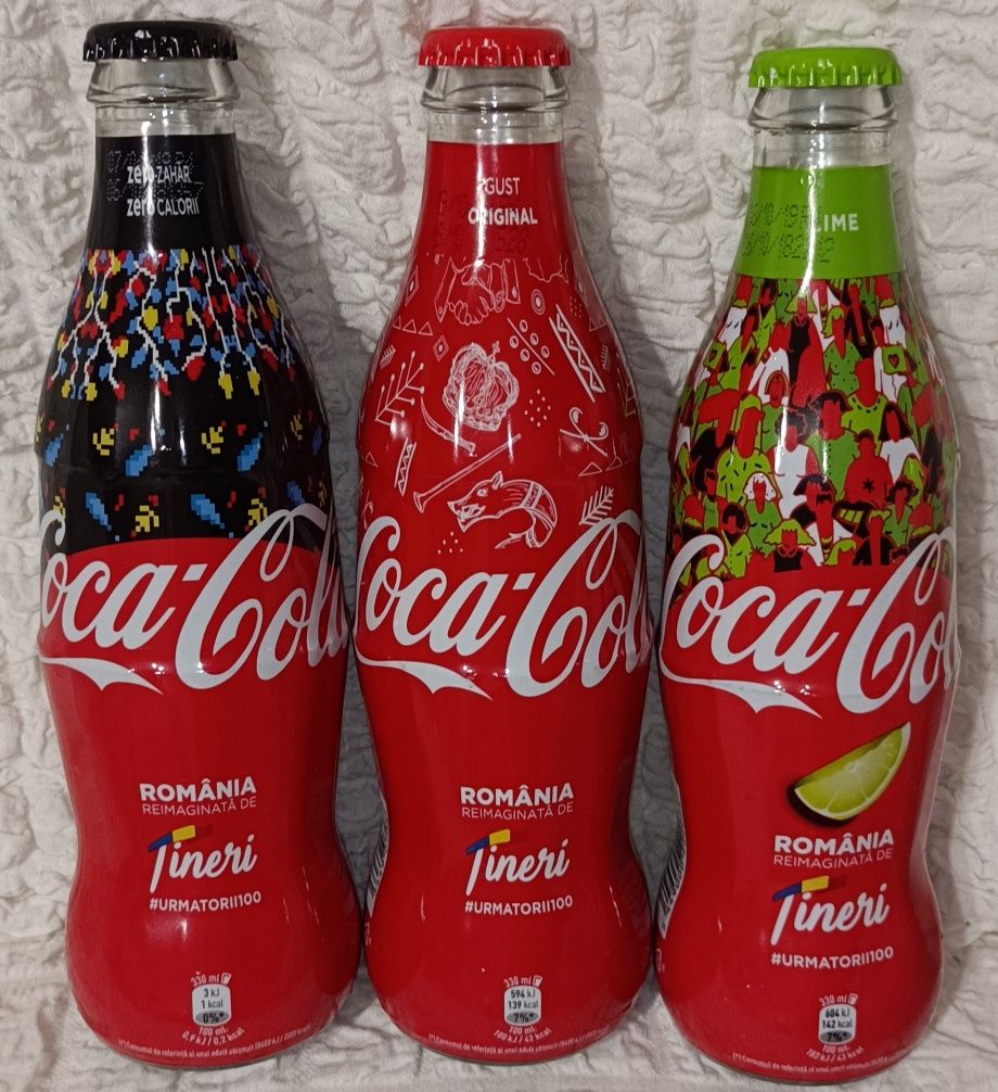 coca cola sticle de colectie