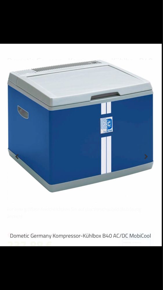 Хладилник*Фризер Dometic B40 Mobicool hybrid 12v и 220v — 15 c